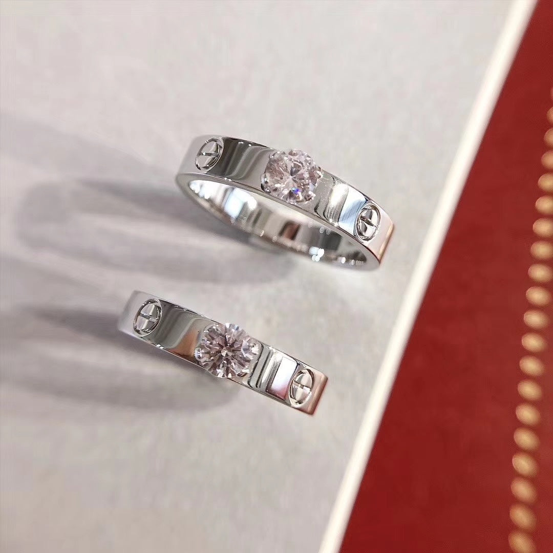 [Regal Gem]LOVE RING 3.6MM 1 BIG DIAMOND