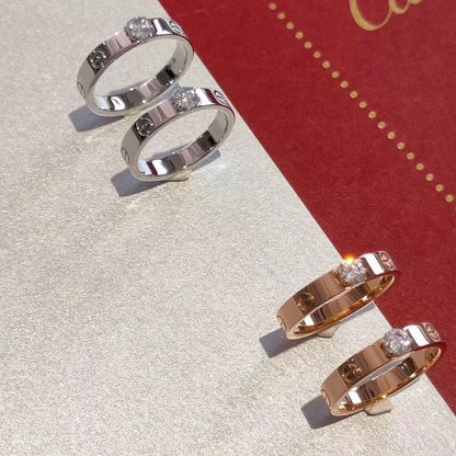 [Regal Gem]LOVE RING 3.6MM 1 BIG DIAMOND