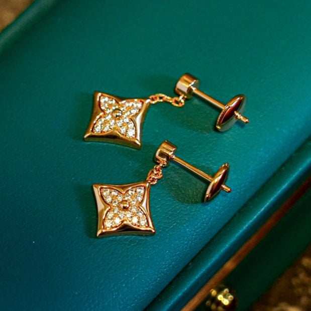 [Regal Gem]STAR DIAMONDS EARRINGS GOLD