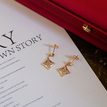 [Regal Gem]STAR DIAMONDS EARRINGS GOLD