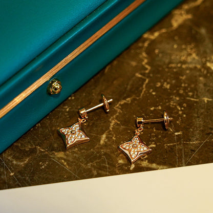 [Regal Gem]STAR DIAMONDS EARRINGS GOLD