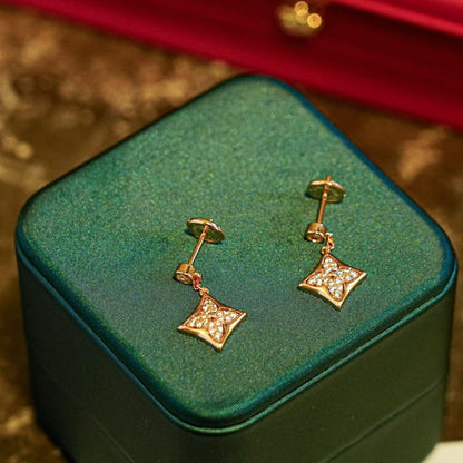 [Regal Gem]STAR DIAMONDS EARRINGS GOLD
