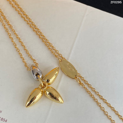[Regal Gem]LOUISETTE PEDANT GOLD NECKLACE
