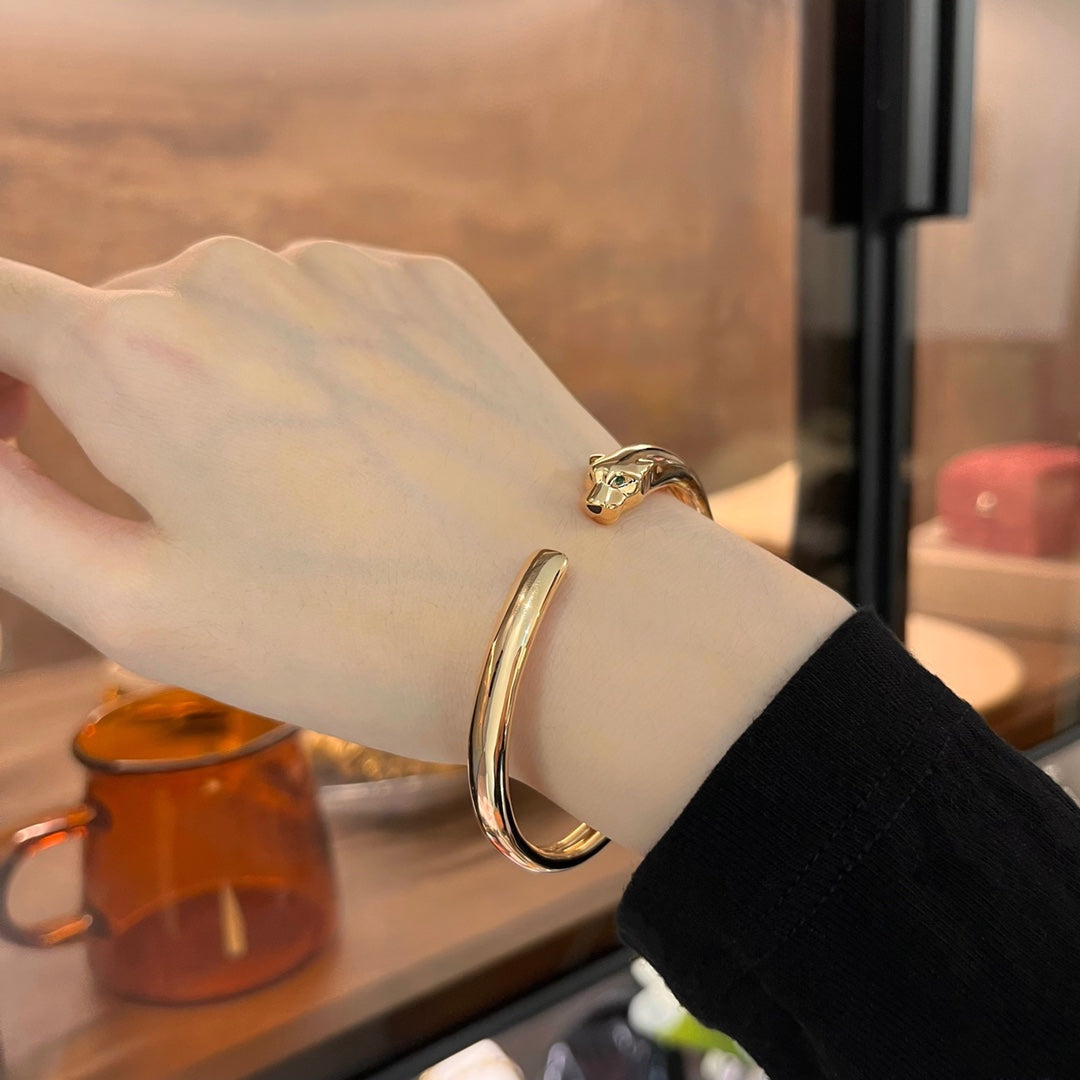 [Regal Gem]PANTHERE GOLD OPEN BRACELET