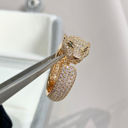[Regal Gem]PANTHERE PINK GOLD DIAMOND RING