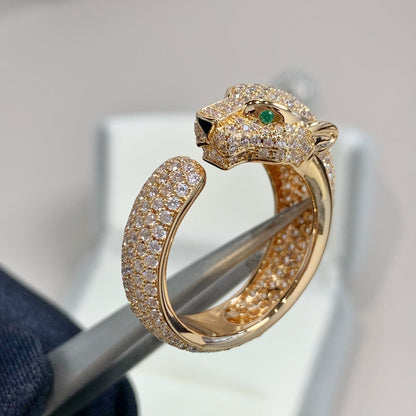 [Regal Gem]PANTHERE PINK GOLD DIAMOND RING
