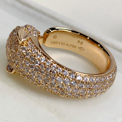 [Regal Gem]PANTHERE PINK GOLD DIAMOND RING