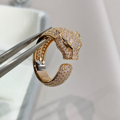 [Regal Gem]PANTHERE PINK GOLD DIAMOND RING