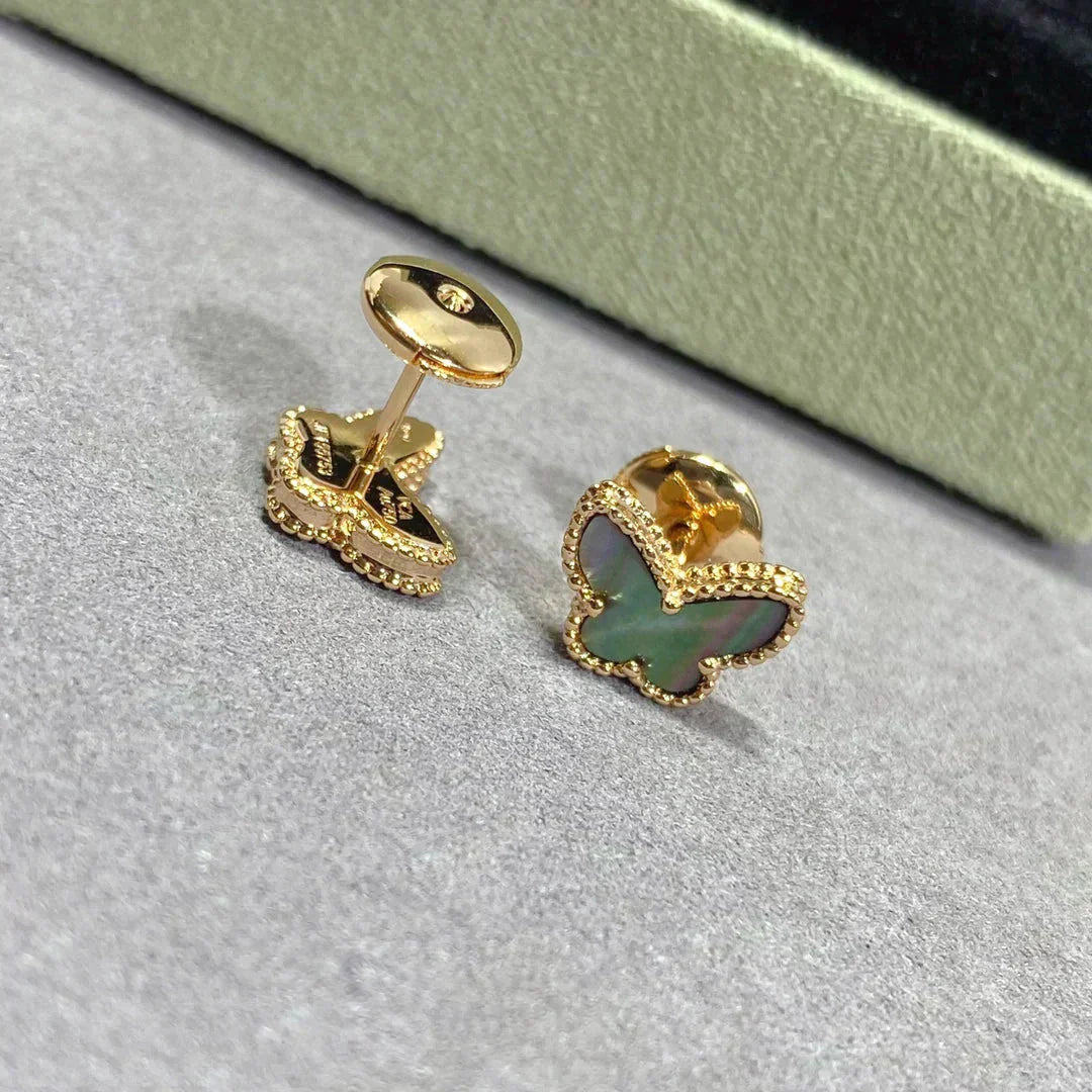 [Regal Gem]BUTTERFLY DARK MOP  EARRINGS
