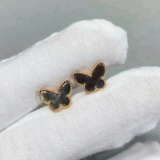 [Regal Gem]BUTTERFLY DARK MOP  EARRINGS