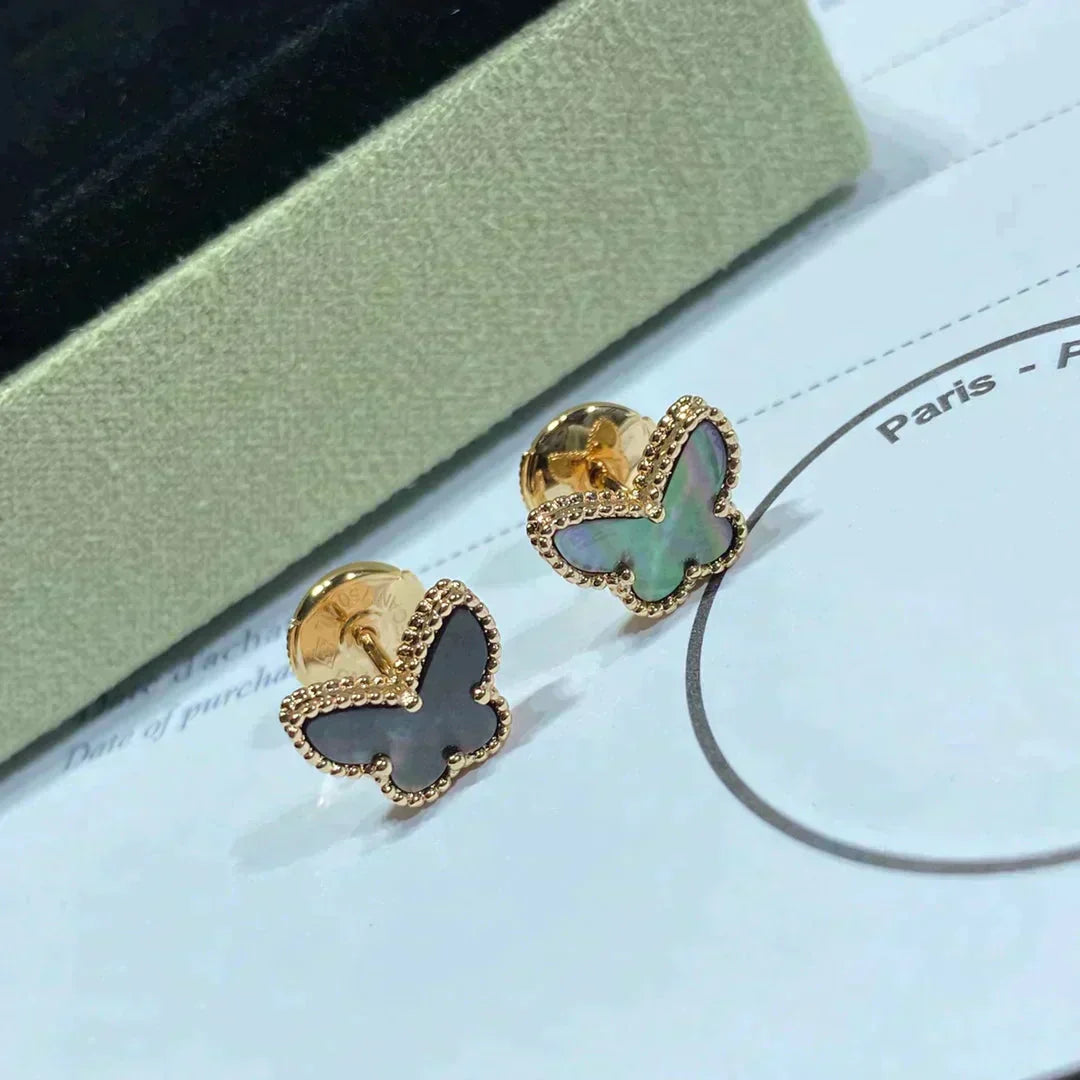 [Regal Gem]BUTTERFLY DARK MOP  EARRINGS