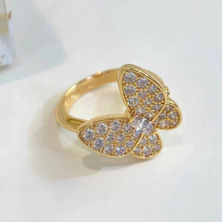 [Regal Gem]BUTTERFLY DIAMOND RING