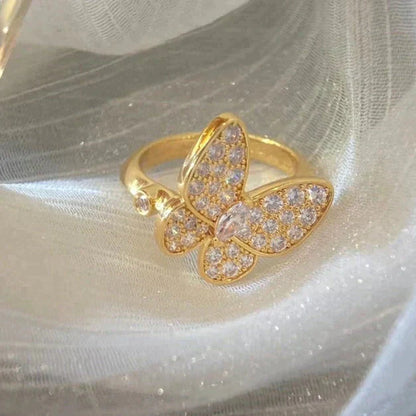 [Regal Gem]BUTTERFLY DIAMOND RING