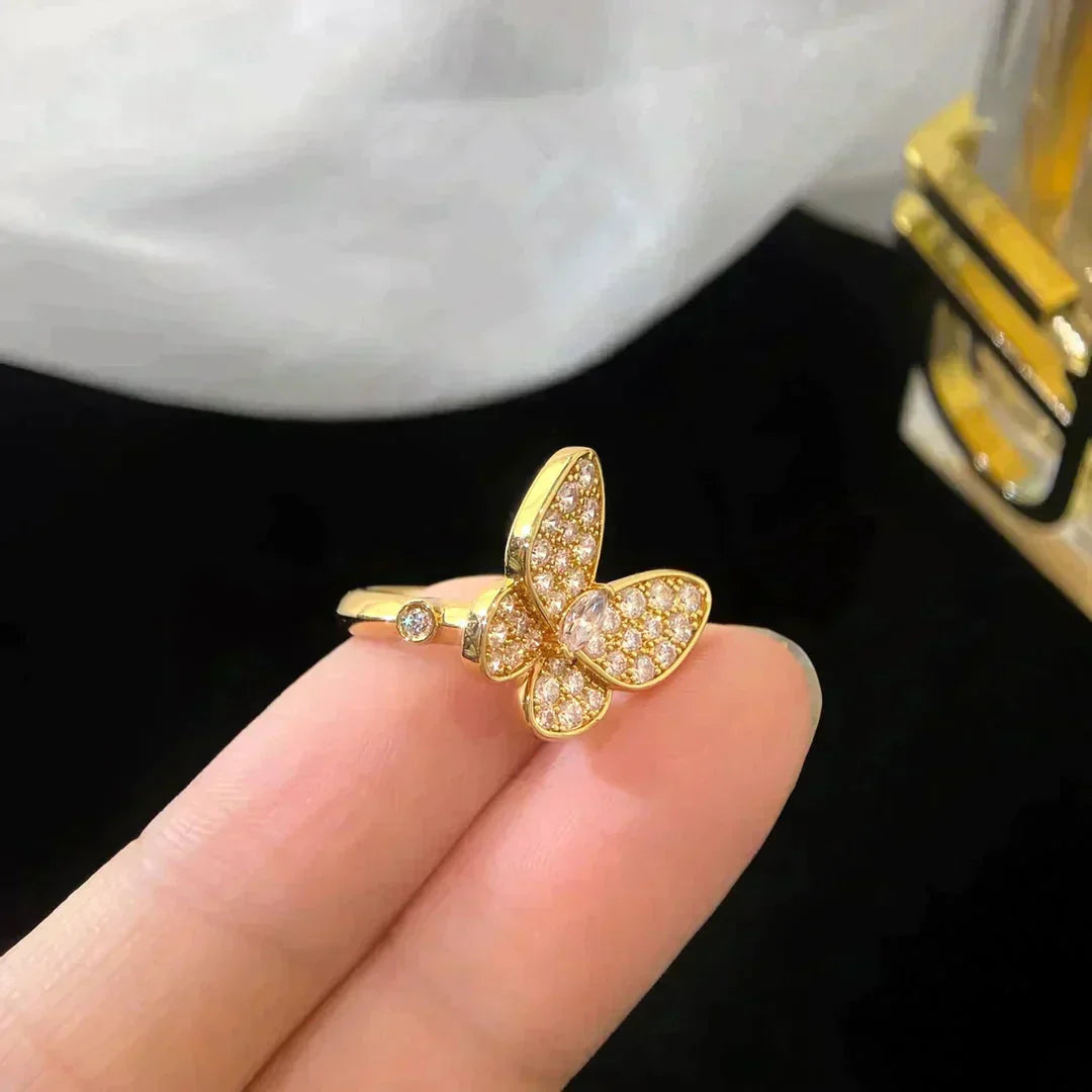 [Regal Gem]BUTTERFLY DIAMOND RING