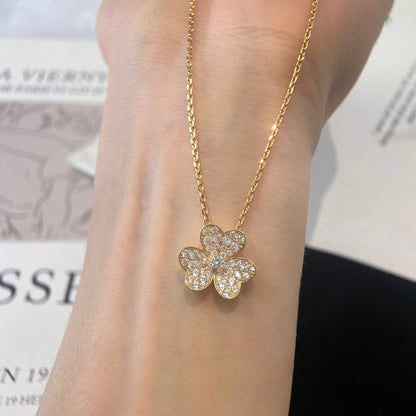 [Regal Gem]FLOWER DIAMOND NECKLACE