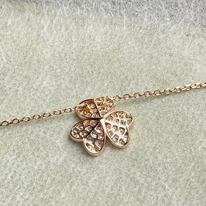 [Regal Gem]FLOWER DIAMOND NECKLACE