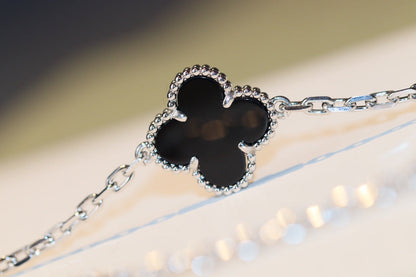 [Regal Gem]CLOVER 20 MOTIFS ONYX DIAMOND SILVER