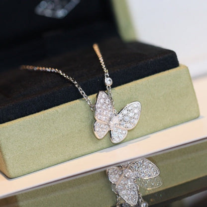 [Regal Gem]BUTTERFLY DIAMOND NECKLACE