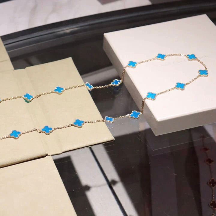 [Regal Gem]CLOVER 20 MOTIFS TURQUOISE GOLD