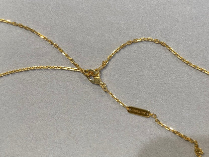 [Regal Gem]CLOVER 25MM NECKLACE GOLD CARNELIAN
