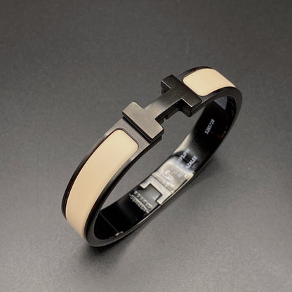 [Regal Gem]H BRACELET 12MM BLACK BEIGE CERAMIC