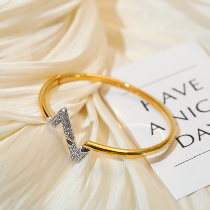 [Regal Gem]VOLTE UPSITE DOWN GOLD DIAMOND BRACELET