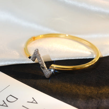 [Regal Gem]VOLTE UPSITE DOWN GOLD DIAMOND BRACELET