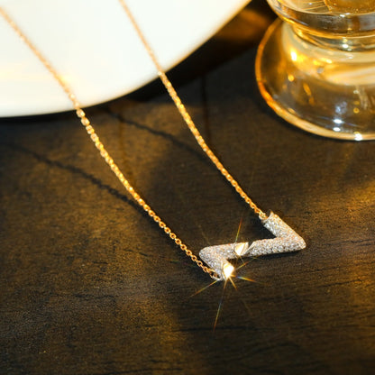 [Regal Gem]VOLT SILVER DIAMOND PEDANT NECKLACE