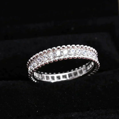 [Regal Gem]PERLEE DIAMOND SILVER RING