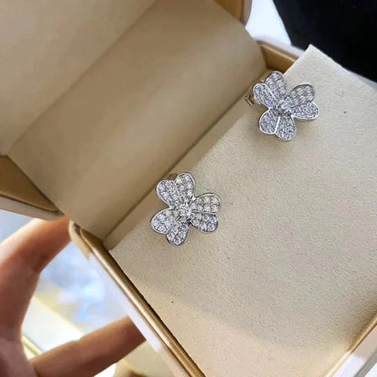 [Regal Gem]CLOVER COMOS DIAMOND EARRINGS SILVER