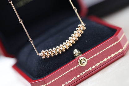 [Regal Gem]CLASH PINK GOLD NECKLACE