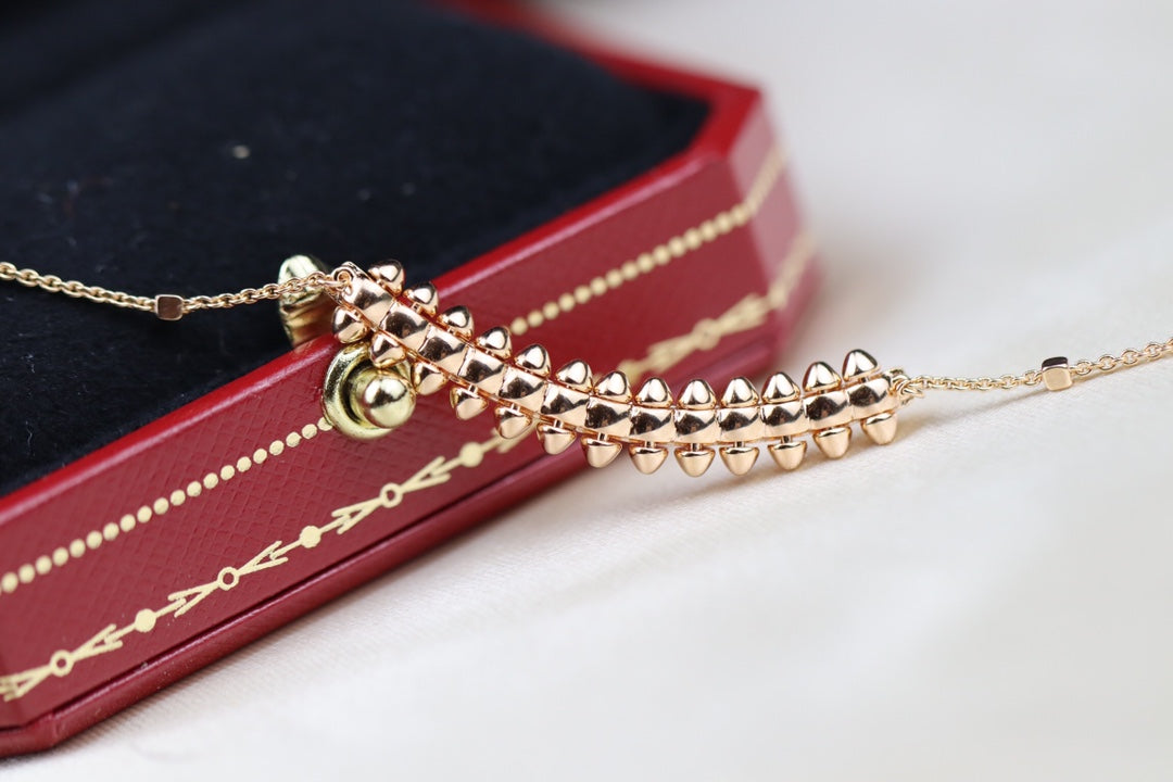 [Regal Gem]CLASH PINK GOLD NECKLACE