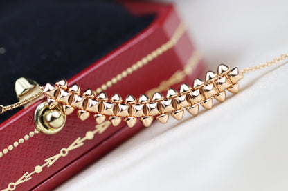 [Regal Gem]CLASH PINK GOLD NECKLACE