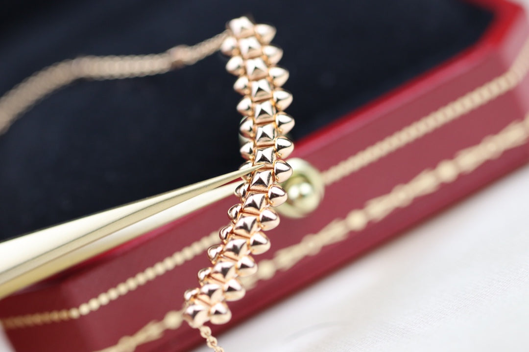 [Regal Gem]CLASH PINK GOLD NECKLACE
