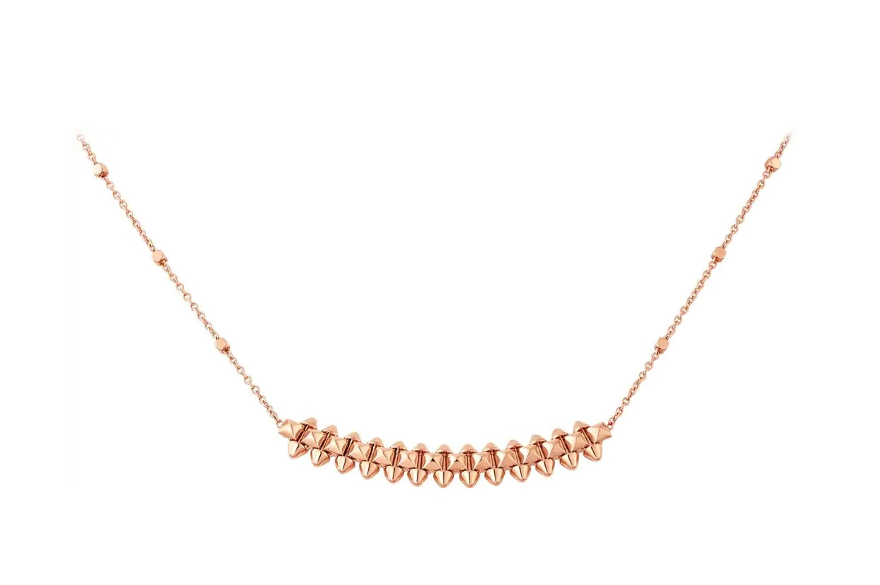 [Regal Gem]CLASH PINK GOLD NECKLACE