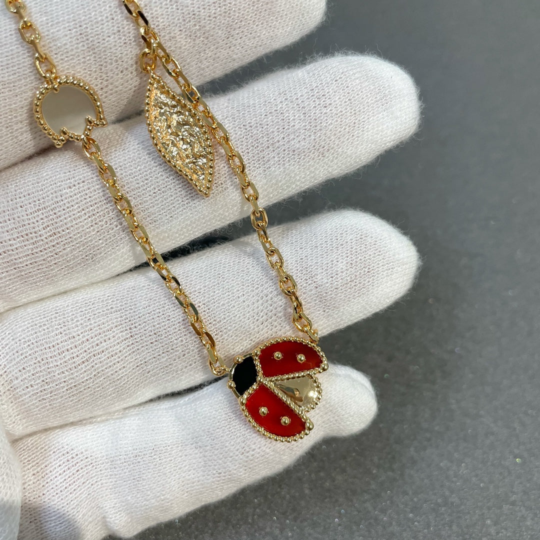 [Regal Gem]LUCKY SPRING 15 MOTIFS GOLD NECKLACE