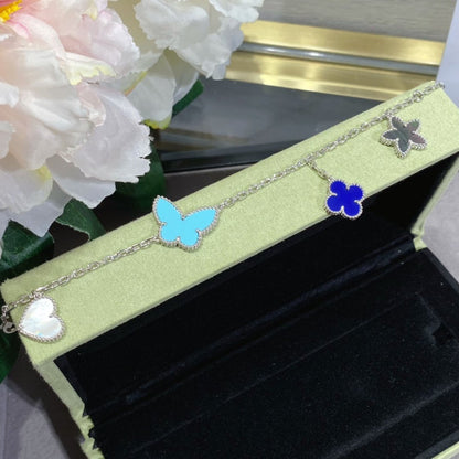 [Regal Gem]LUCKY SPRING SILVER BRACELET 4 MOTIF