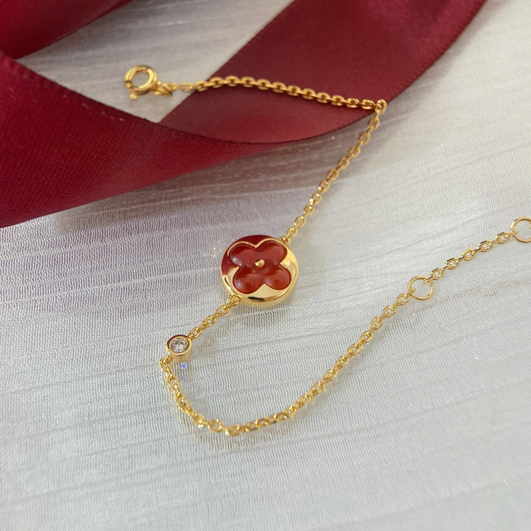 [Regal Gem]SUN PEDANT CARNELIAN BRACELET