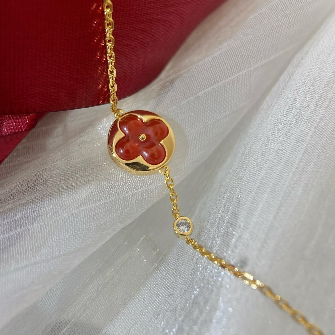 [Regal Gem]SUN PEDANT CARNELIAN BRACELET