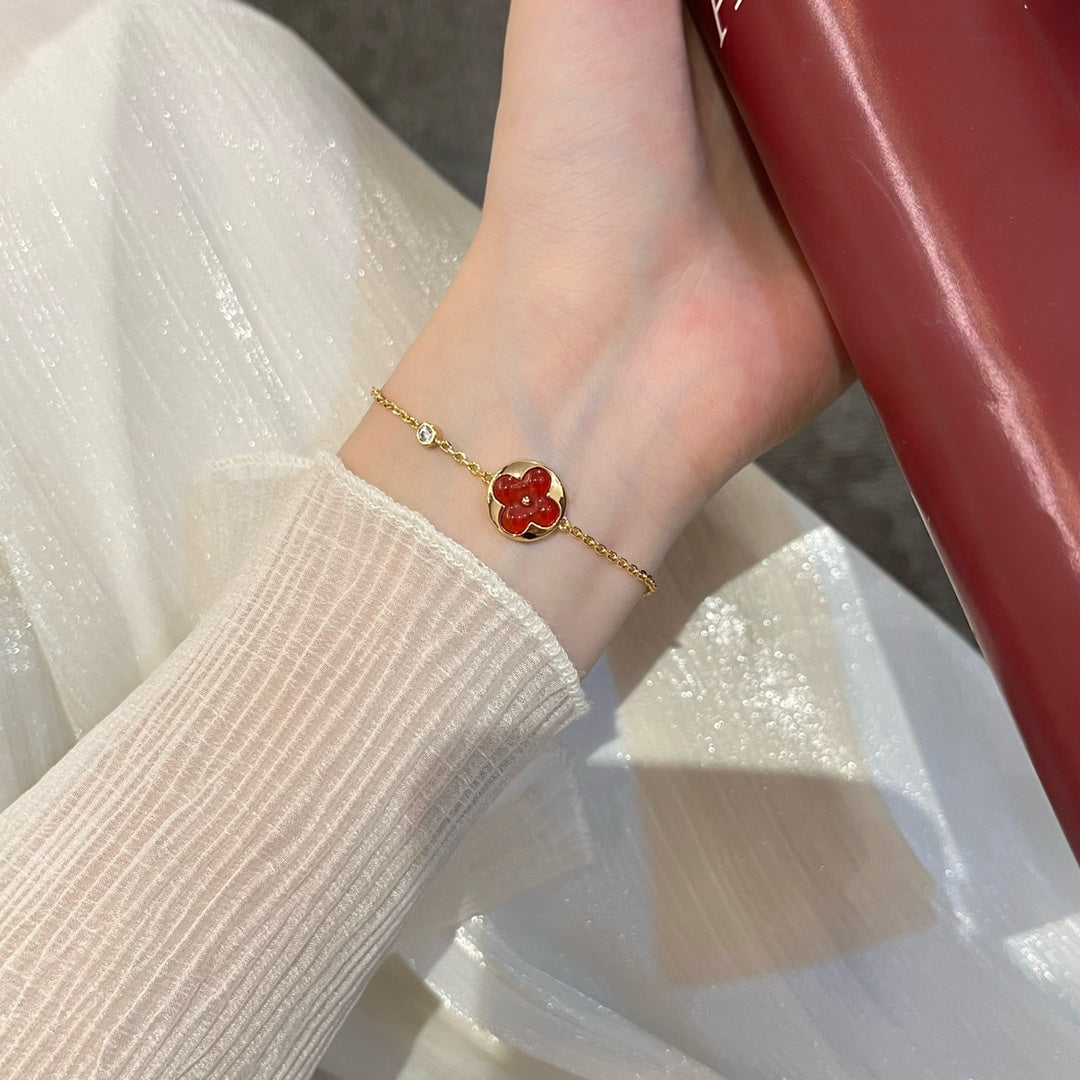 [Regal Gem]SUN PEDANT CARNELIAN BRACELET