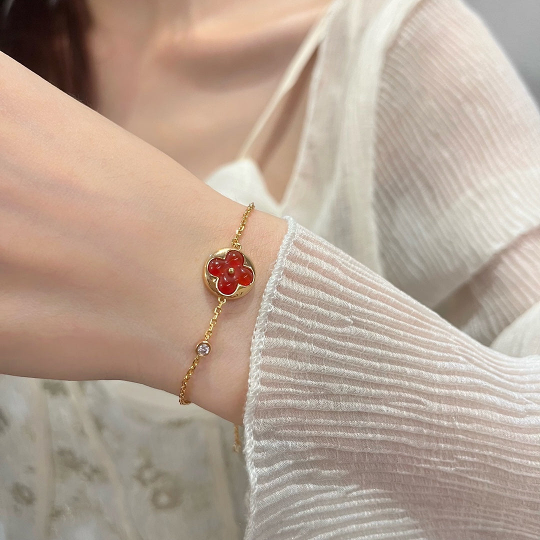 [Regal Gem]SUN PEDANT CARNELIAN BRACELET