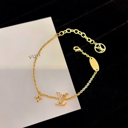 [Regal Gem]LOGO STAR MOTIF GOLD BRACELET
