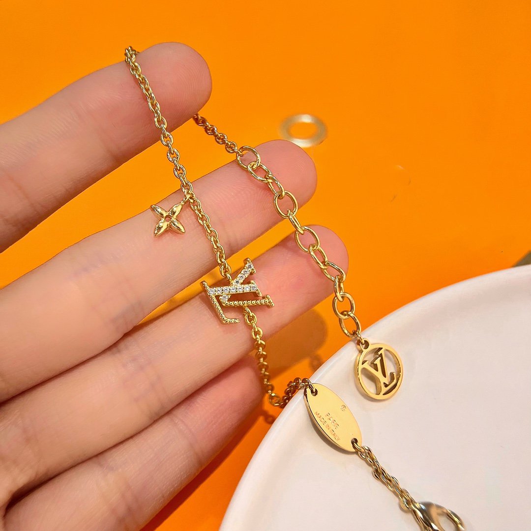 [Regal Gem]LOGO STAR MOTIF GOLD BRACELET