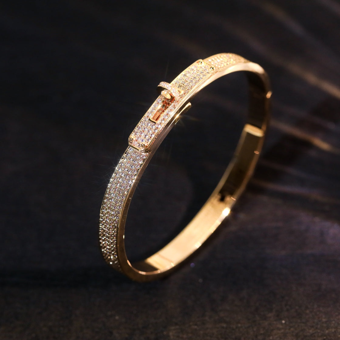 [Regal Gem]KELLY BRACELET DIAMOND PAVED