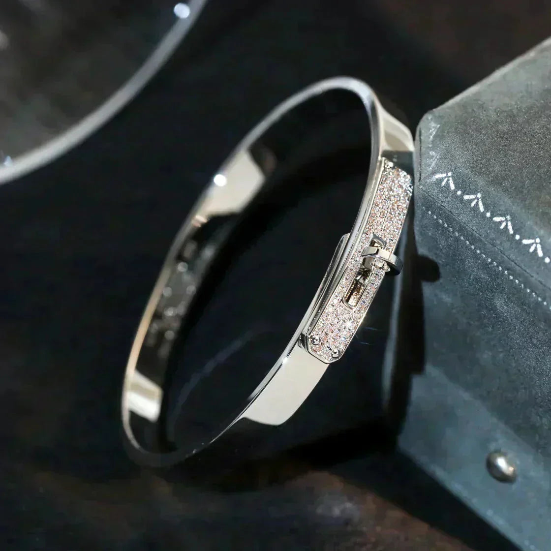 [Regal Gem]KELLY SILVER DIAMOND BRACELET