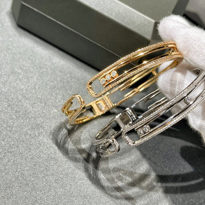 [Regal Gem]MOVE 10TH PAVED DIAMOND BRACELET