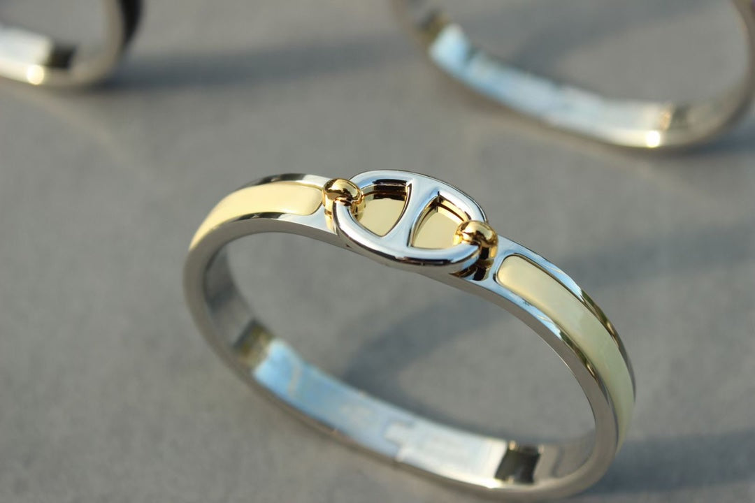 [Regal Gem]CLIC CHAINE SILVER BRACELET