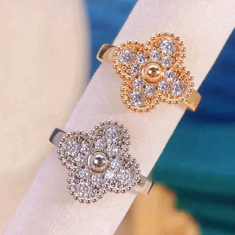 [Regal Gem]CLOVER DIAMOND RING
