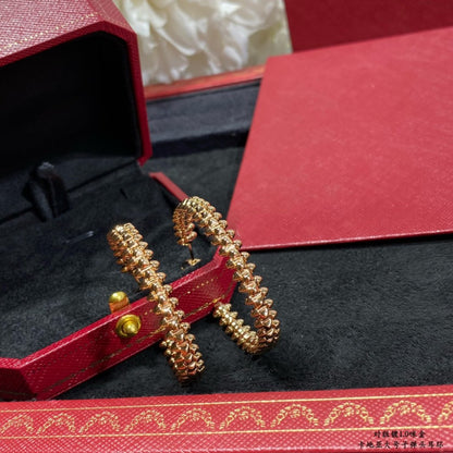 [Regal Gem]CLASH LARGE HOOP EARRINGS