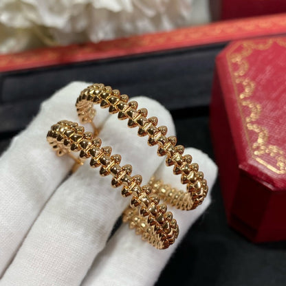 [Regal Gem]CLASH LARGE HOOP EARRINGS